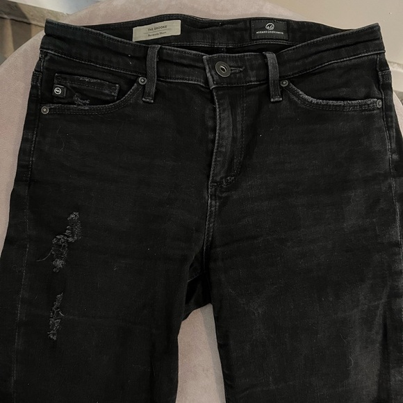 Ag Adriano Goldschmied The Brooke black Bermuda shorts - Picture 1 of 7